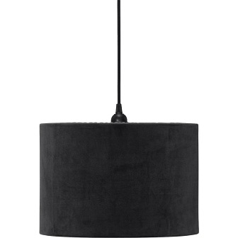Cylindryczny abażur wiszący Cylinder czarny 32cm